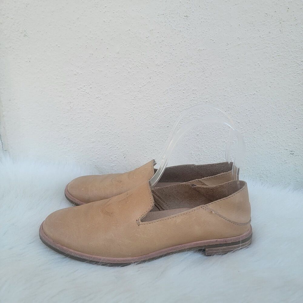 Wmns Sperry Seaport Levy Anchor Tan Leather Loafer Sz 6 Preppy Nautical Academia - Picture 3 of 7